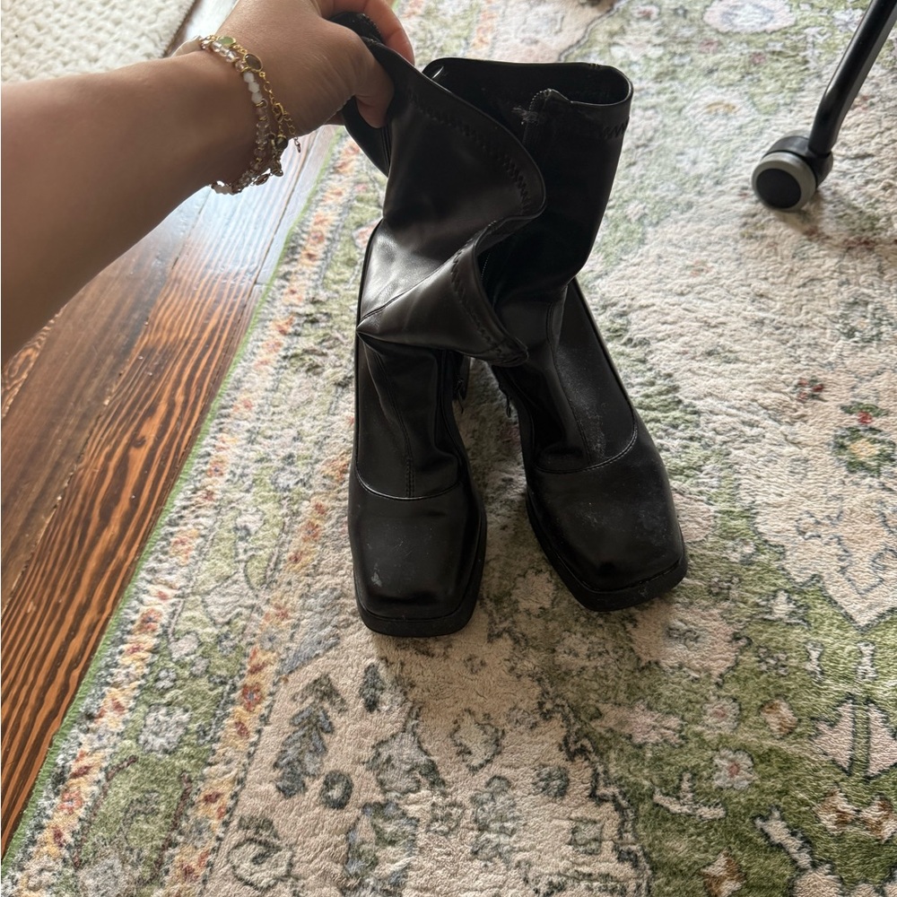 Reformation Black Ankle Boots